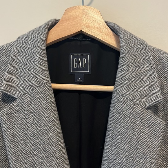 Gap Oversized Herringbone Blazer - Picture 3 of 9